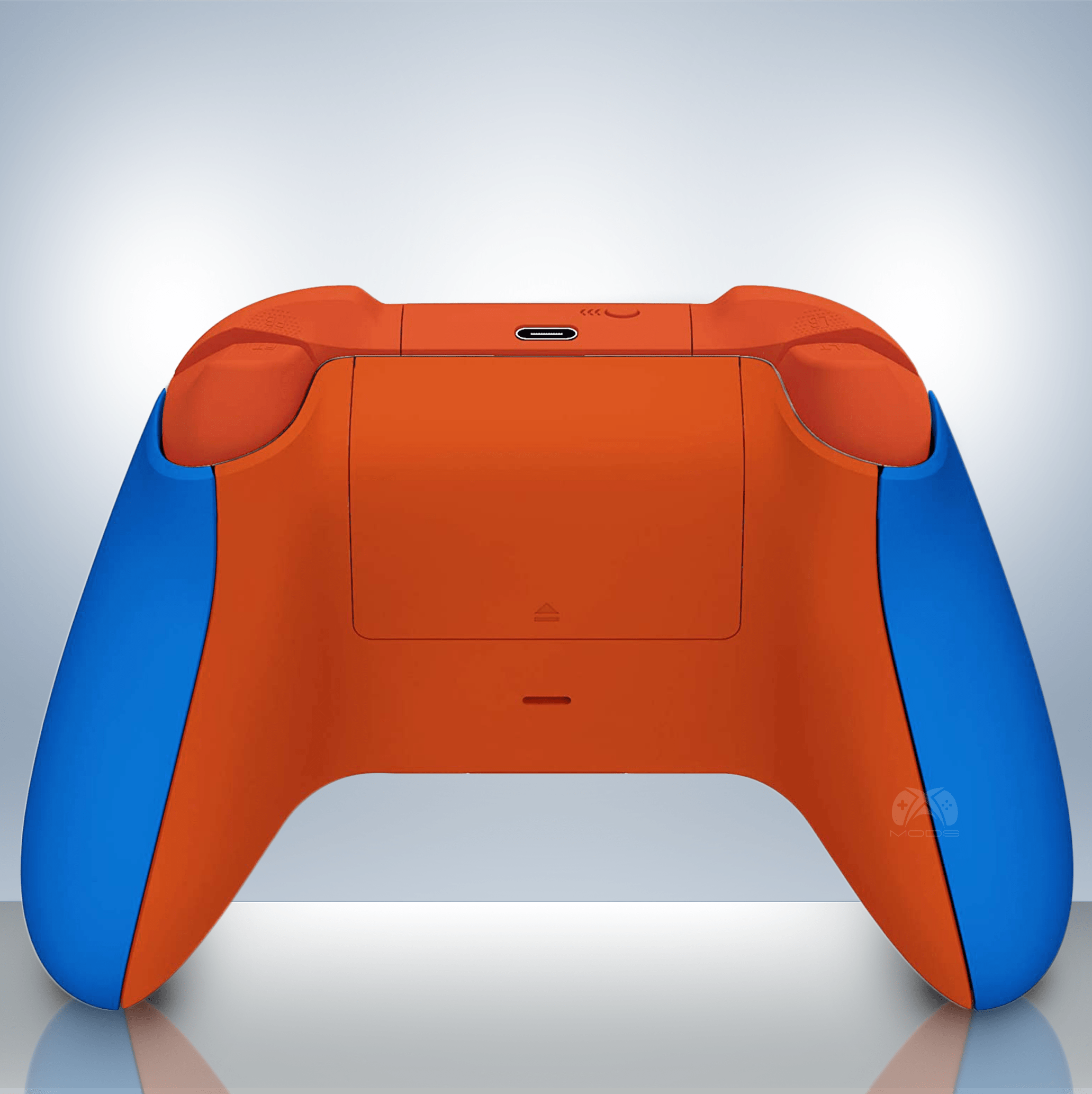 Custom Mech Warrior Orange and Blue v2 Back